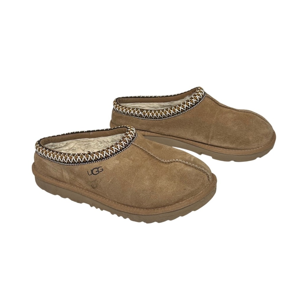 UGG Tasman II Slipper Big Kids 4 Chestnut Suede Fits Womens 5.5-6 Slip On Clogs